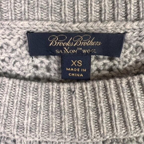 Brooks Brothers | wool gray sweater - Picture 3 of 6